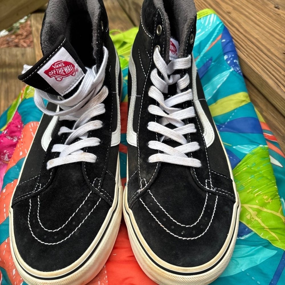 Vans Black and White High-Tops
